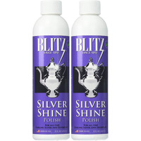 Blitz 20633 Shine Liquid Polish For Sterling Silver-Plated, 8 Oz, Pack Of 2