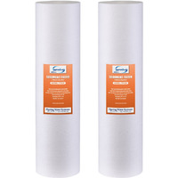 Ispring 5-Micron 20 X 4.5 Whole House Water Filter Cartridges, High Capacity Sediment Filter, Model Number: Fp25Bx2