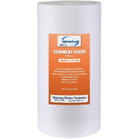 Ispring Fp15B Sediment Filter Replacement Cartridge For Whole House Water Filtration Systems, High Capacity 5-Micron Premium Pp, 4.5" X 10", White