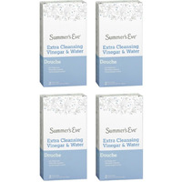 Summer's Eve Extra Cleansing Vinegar & Water Douche 2 Ct (Pack Of 4)