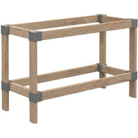 Heavyweight 2' X 4' Do-It-Yourself Workbench Kit,Gray