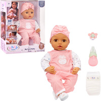 Baby Born My Real Baby Doll Ava - Light Brown Eyes: Realistic Soft-Bodied Baby Doll Ages 3 & Up, Sound Effects, Drinks & Wets, Mouth Moves, Cries Real Tears, Eyes Open & Close, Pacifier