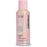 Eva Nyc Kweeen Silver Body And Hair Glitter Spray For Shimmer, Washable Glitter Hairspray For Any Party Look, 4.9 Oz