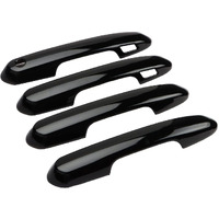 Dloveg Car Door Handle Cover Compatible For 2019-2021 2022 2023 2024 Toyota Rav4 Accessories For Highlander 2023 2022 2021 2020 Handle Protectors With 4 Holes Fo Auto Sensors (Glossy Black)