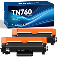 Baiink Compatible Tn760 Toner For Brother Printer Replacement For Brother Tn760 Tn 760 Tn730 Tn 730 Toner Tn-730/Tn-760 For Mfc-L2710Dw Hl-L2350Dw Hl-L2370Dwxl Mfc-L2750Dw Dcp-L2550Dw Hl-L2395Dw