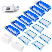 52Pcs Filters For Dream Station 1 Filters, Include 6 Assembled Filters, 20 Ultra-Fine Filters, 20 Foam Filters For Dream Station 1 Filter Accessories Supplied By Ibeet