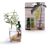 Leafriend: Plant Propagation Buddy; Plant Support For Sprouts, Stems, Shoots, And Cuttings; 3 Cute Plant Supports For A Plant Propagation Station Or An Indoor Garden; Plant Lover Gifts By Peleg Design