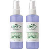 Mario Badescu Facial Spray With Aloe, Chamomile And Lavender For All Skin Types | Face Mist That Hydrates And Restores Balance & Brightness | 4 Fl Oz, 2 Count (Pack Of 1)