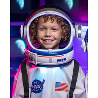 Aerosquad-Kids Astronaut Helmet, Nasa Kids Space Helmet With Led Lights, Movable Visor & Mission Sounds- Toddler Space Helmet, Halloween Role Play For Boys & Girls (Helmet Only)