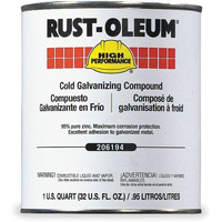 Rust-Oleum Cold Galvanizing Compound Flat 1 Quart