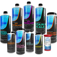 Hot Tub Chemicals Starter Kit - Chlorine Spa Starter Kit Chemicals For Hot Tub - Convenient Hot Tub Starter Kit & Ph Control Kit - Effective Chlorine Ph Balancer & Inflatable Hot Tub Chemical Kit