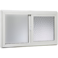 Park Ridge Products Vbsi3218Pr Vinyl Basement Slider Window, 32' X 18', White