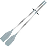 Oceansouth Heavy Duty Pair Of Oars 78" Long With Oar Locks, Split Shaft