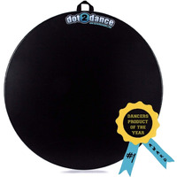 Dot2Dance Portable Dance Floor 32 Inches, Marley Flooring Ballet Training Equipment, Tap Dance Floor, Turning Boards For Dancers & Figure Skating Practice Mat, Tap Board For Tap Dancing, Practice Pirouette