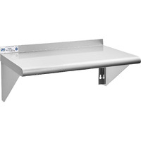 Hally Stainless Steel Shelf 14 X 72 Inches, 450 Lb, Commercial Wall Mount Floating Shelving For Restaurant, Kitchen, Home And Hotel