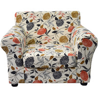 Krfoonn 2 Piece Chair Covers Printed Sofa Covers Couch Covers Washable Armchair Sofa Couch Slipcover Furniture Protector With Elastic Bottom For Living Room (Armchair, 01), Small