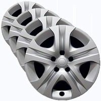 Premium Replica Hubcap Set, Replacement For Toyota Rav4 2013-2015, 17-Inch Wheel Covers (4 Pieces)