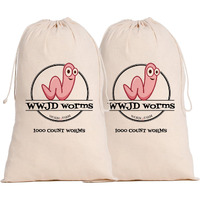 Wwjd Worms Red Wigglers Composting Worms - 2Lb (2000 Count) Red Worms For Composting Bin, Live Worms For Gardening, Live Red Wiggler Worms For Farm Soil, Fishing Worms Live Bait - Compost Worms Live