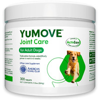 Yumove Adult Dog Tablets | Hip And Joint Supplement For Dogs With Glucosamine, Hyaluronic Acid, Green Lipped Mussel For Dogs Aged 6 To 8 | 300 Tablets