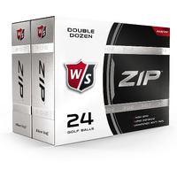 Wilson Zip Golf Balls - 24 Pack, White