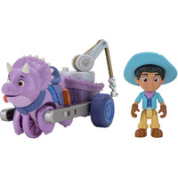 Dino Ranch Miguel And Tangos Tow Rig Vehicle - Features 5 Dino Tango Tow Rig And 3 Dino Rancher Miguel - Three Styles To Collect - Toys For Kids Featuring Your Favorite Pre-Westoric Ranchers