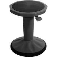 Pearington Sitfree Height Adjustable Wobble Stool, Active Flexible Seating Chair For Kids And Adults - School And Office, Black