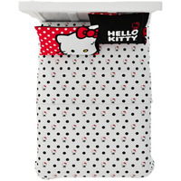 Franco Hello Kitty Bedding Super Soft Microfiber 4 Piece Full Sheet Set, (Official Licensed Product)