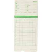 Time Card For Upunch Hn1000, Hn3000, Hn3600 Bundle, 100/Pk