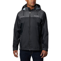 Columbia Men's Glennaker Lake Rain Jacket, Black/Grill, 6X