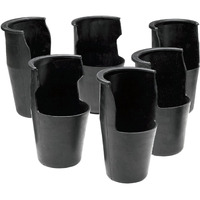 Pro Series 5122-H Replacement Pool Table Pockets (Set Of 6), Heavy Duty, Black