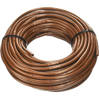 One Stop Outdoor Usa Made - 1/4-Inch X Irrigation/Hydroponics Dripline With 6-Inch Emitter Spacing (Brown) (500' Foot Roll)