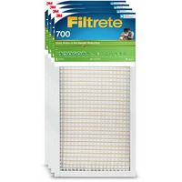 Filtrete 16X25X1 Ac Furnace Air Filter, Merv 8, Mpr 700, Tough On Pollen, Easy On Airflow, 3-Month Pleated 1-Inch Electrostatic Air Cleaning Filter, 4-Pack (Actual Size 15.69 X 24.69 X 1.56 In )