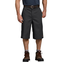 Dickies Men's 15 Inch Inseam Work Short With Multi Use Pocket, Black, 38