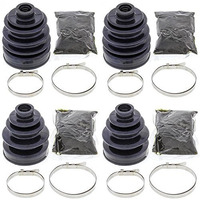 Complete Front Inner & Outer Cv Boot Repair Kit For Suzuki Lt-F4Wdx King Quad 300 1991-1995 All Balls