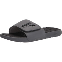 Puma Men's Cool Cat 2.0 Alternative Closure Fs Slide Sandals, Castlerock-Puma Black, 10
