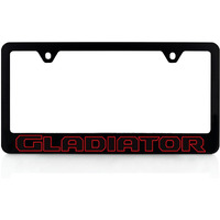 Jeep Gladiator Uv Printed Plastic License Plate Frame