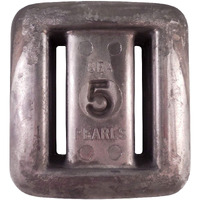 Sea Pearls Uncoated Lace Thru Style Hard Weights, 5Pounds