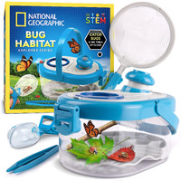 National Geographic Bug Catcher Kit For Kids - Kids Bug Habitat With Magnified Viewer, Bug Catcher, Tweezers & Learning Guide, Insect Habitat, Outdoor Toys, Kids Bug Catching Kit, Bug Cage, Bug Box