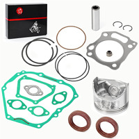 357Cc Engine Rebuild Kit Std Piston & Rings Gaskets Seals For Yamaha 4 Cycle Golf Cart Motor G21 G22 G23 G27 G28 Ydra 2000-2013