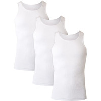 Hanes Men's 3-Pack A-Shirt, White, Small