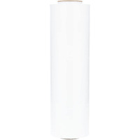 Psbm White Stretch Wrap, 1 Pack, 18 Inch X 1500 Feet, 80 Gauge, Plastic Cling Dark Color Hand Stretch Film Rolls For Packaging Moving Packing Pallets