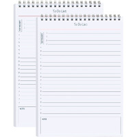 To Do List Notepad Big 2Pcs/Set - Daily Planner Notepad Undated 50 Sheets Tear Off, 8" X 11" Planning Pad Checklist Productivity Note Pad For Work And Personal Organized