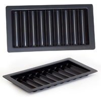 Gse Casino Poker Table Plastic Chip Trays - Holds 450 Chips, Las Vegas Style Dealer Table Chips Tray Rack For Poker Chips (9 Rows)
