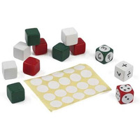 Eai Education Blank Dice And Labels - Set Of 12