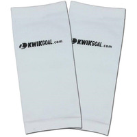 Kwik Goal Adult Shin Guard Compression Sleeves, White