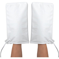 Forpro Professional Collection Premium Heated Mitts, Electric Thermal Moisturizing Hand Warmers For Spa Treatments, Dual Temperature Settings, 1-Pair