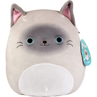Squishmallows Original 10-Inch Felton The Siamese Cat - Official Jazwares Plush - Collectible Soft & Squishy Stuffed Animal Toy - Add To Your Squad - Gift For Kids, Girls & Boys