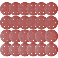 Tonmp 30 Pcs 9-Inch 6-Hole Hook-And-Loop Sanding Discs Sander Paper For Drywall Sander -5 Each Of 80 100 120 180 240 400 Grits