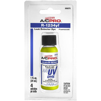 Interdynamics Certified A/C Pro Car Air Conditioner Leak Detector Dye, Leak Detection Uv Dye Detects Leaks In R-1234Yf Ac Systems, 1 Oz, Interdynamics