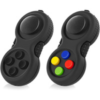 Wtycd Original Fidget Toy Game, Rubberized Classical Controller Fidget Concentration Toy With 8-Fidget Functions And Lanyard - Excellent For Relieving Stress And Anxiety